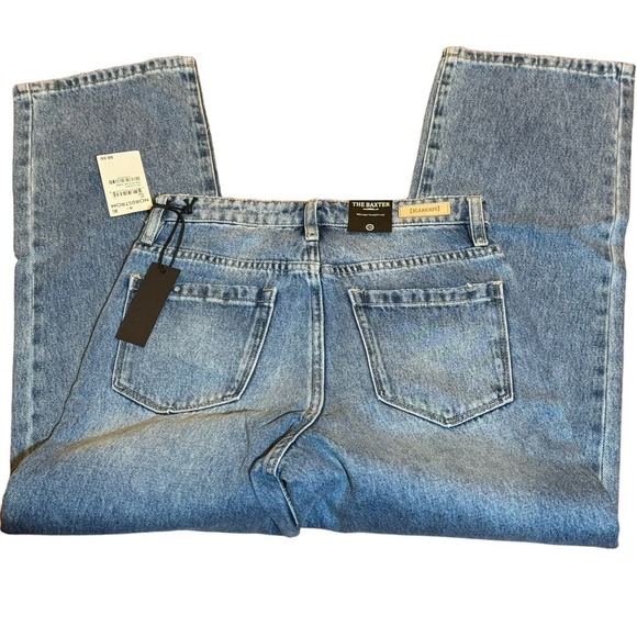 BLANKNYC The Baxter On Ocean Time Ribcage Straight Leg Jeans In Blue Size 26 NWT - Picture 7 of 11